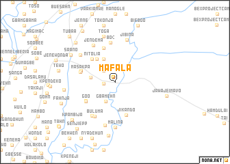 map of Mafala