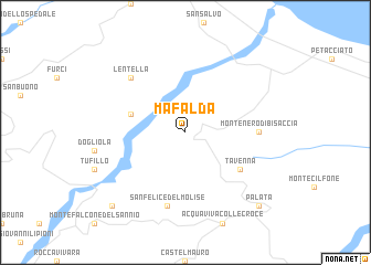 map of Mafalda