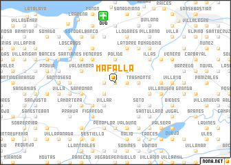 map of Mafalla