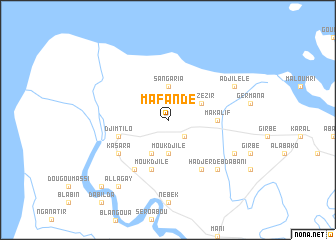 map of Mafandé