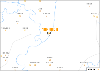 map of Mafanga