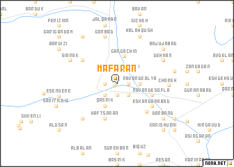 map of Māfarān