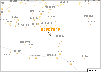 map of Mafatane