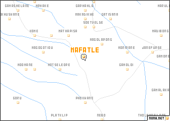 map of Mafatle