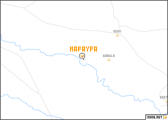 map of Mafayfa