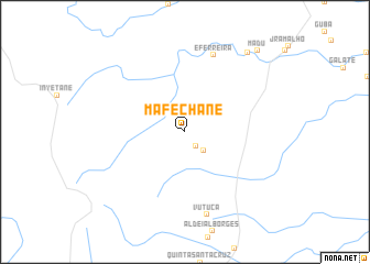 map of Mafechane