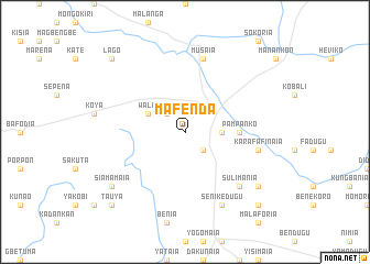 map of Mafenda