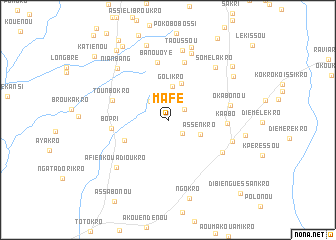 map of Mafé