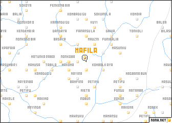 map of Mafila