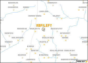 map of Mafilefy