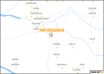 map of Mafindi Daka