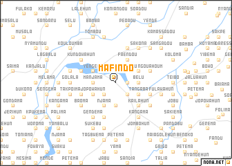 map of Mafindo