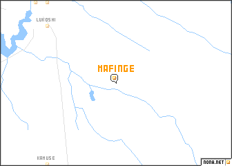 map of Mafinge