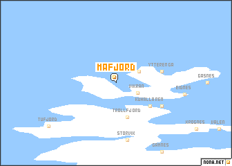 map of Mafjord