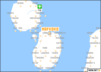 map of Mafkoko