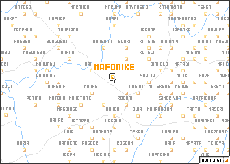 map of Mafonike