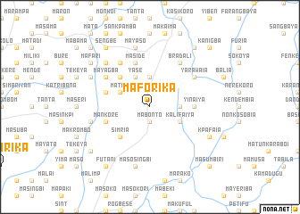 map of Maforika