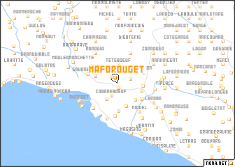 map of Maforouget