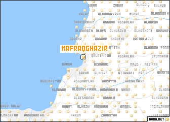 map of Mafraq Ghazīr