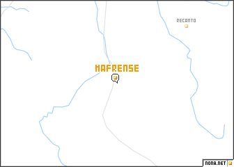 map of Mafrense