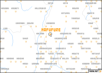 map of Mafufure