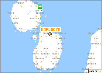 map of Mafugoya