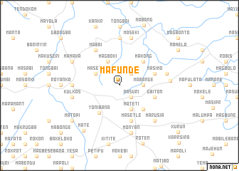 map of Mafunde