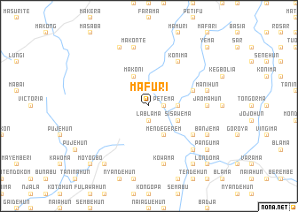 map of Mafuri