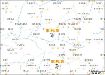 map of Mafuri