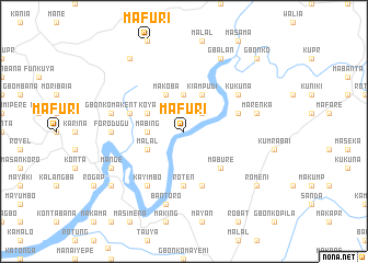 map of Mafuri