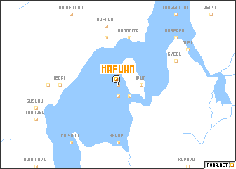 map of Mafuwn