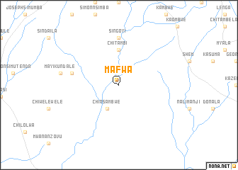 map of Mafwa