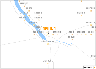 map of Mafwila