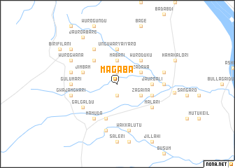 map of Magaba