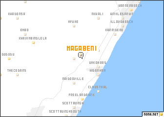 map of Magabeni