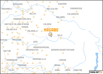 map of Magabe