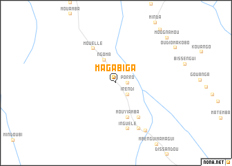 map of Magabiga