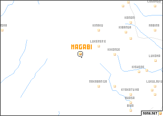 map of Magabi