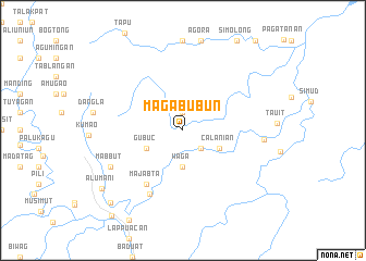 map of Magabubun
