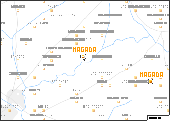 map of Magada