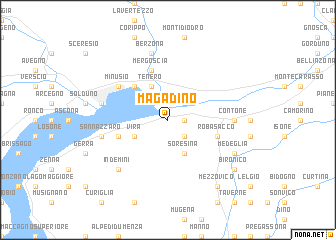 map of Magadino