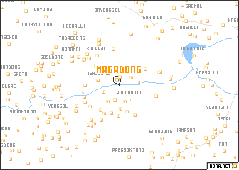 map of Maga-dong