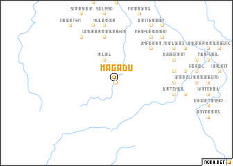 map of Magadu