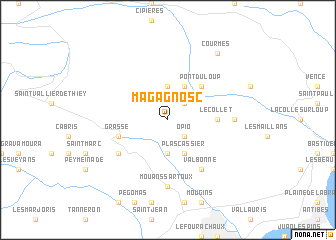 map of Magagnosc