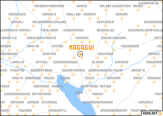 map of Magagui