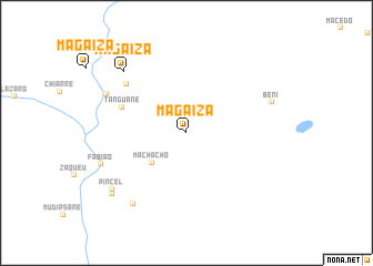 map of Magaiza
