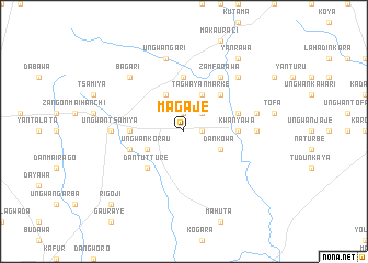 map of Magaje