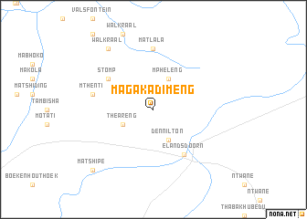 map of Magakadimeng