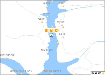 map of Magaka