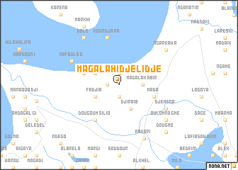 map of Magala Hidjelidjé